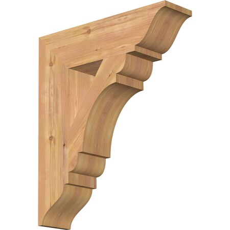 Ekena Millwork Olympic Traditional Smooth Bracket, Western Red Cedar, 5 1/2"W x 22"D x 26"H BKT06X22X26OLY01SWR
